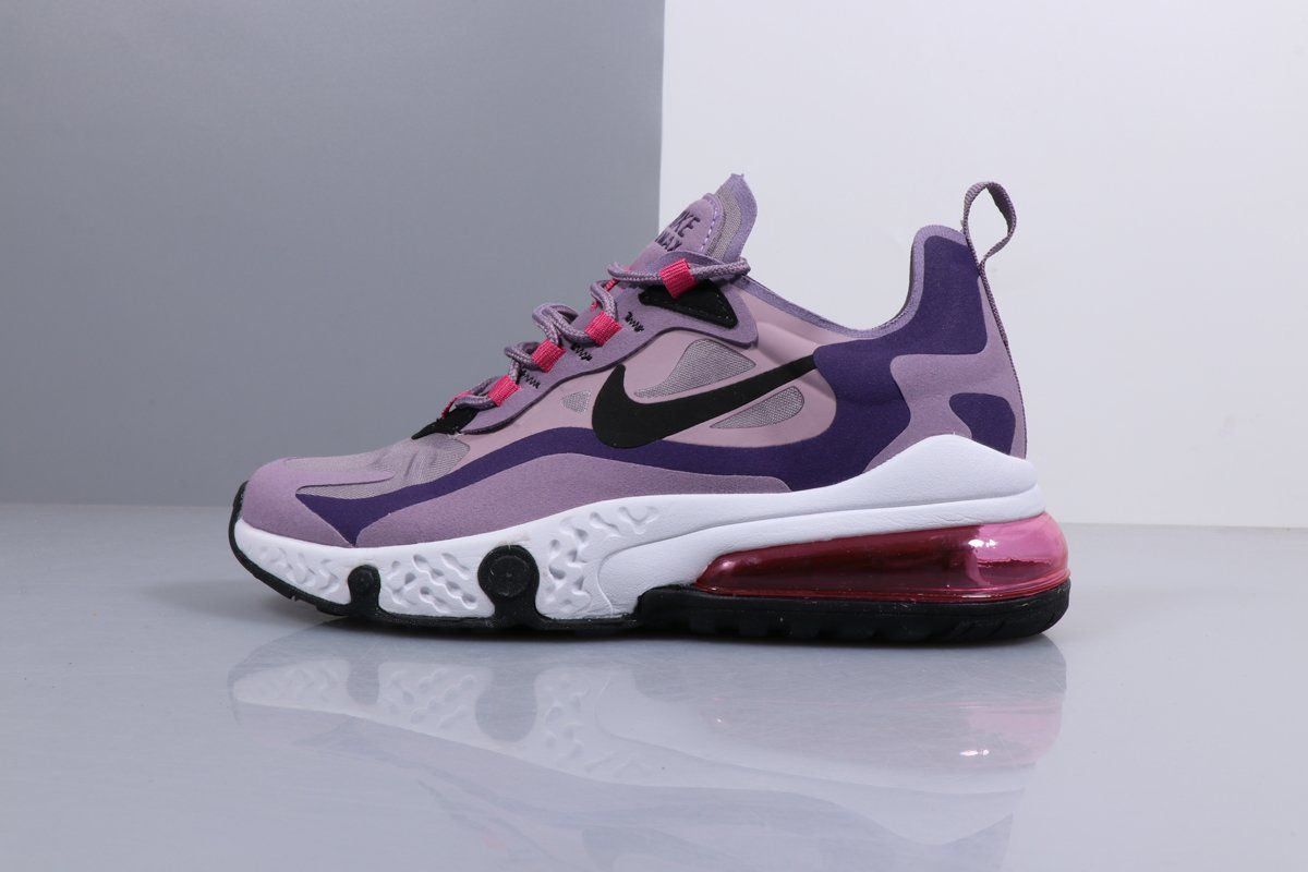 Nike Air Max 270, фиолетовый с черным, нейлон, женские